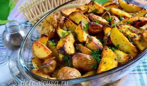 картошка по-деревенски в духовке
