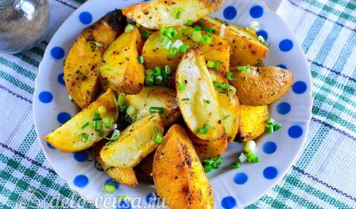 картошка по-деревенски в духовке