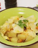 Картошка с капустой в духовке