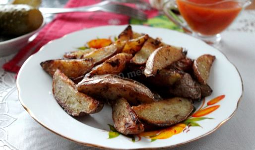 картошка в мундире в духовке