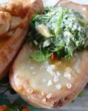 Печеный картофель с начинками