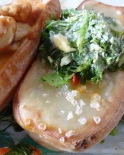 Рецепт печеного картофеля с начинками