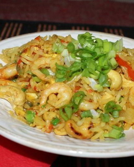 Рецепт риса по-тайски с курицей