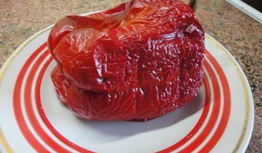 рис с болгарским перцем и горошком