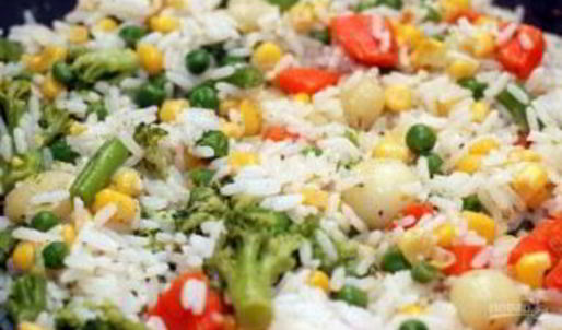 рис с гавайской смесью