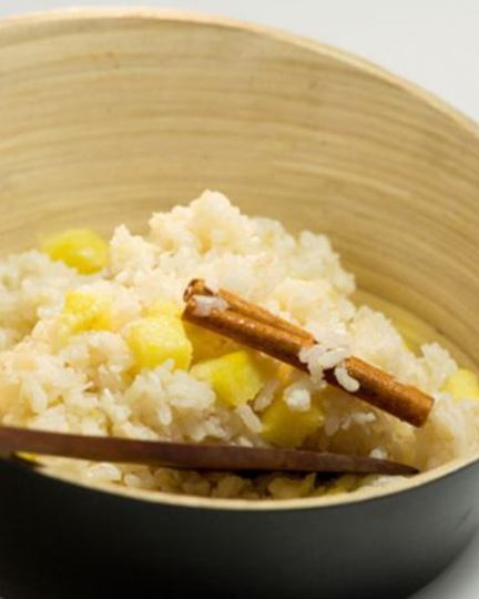 Рецепт рис с кокосом и ананасом