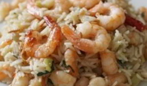 рис с креветками в мультиварке