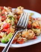 Рис с курицей и цветной капустой