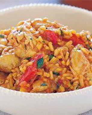 Рис с курицей