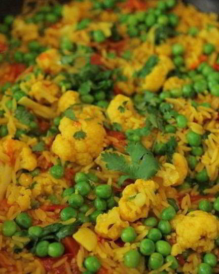 Рецепт риса с овощами по-индийски