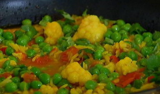 рис с овощами по-индийски