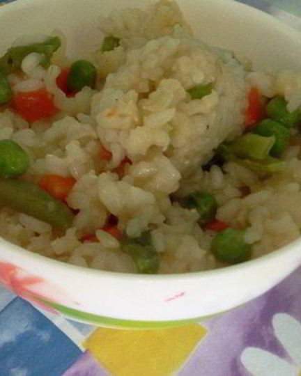 Рецепт риса с овощами