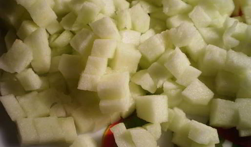 рис с яблоками шарлотка