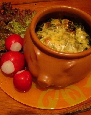 Рис в горшочке в духовке