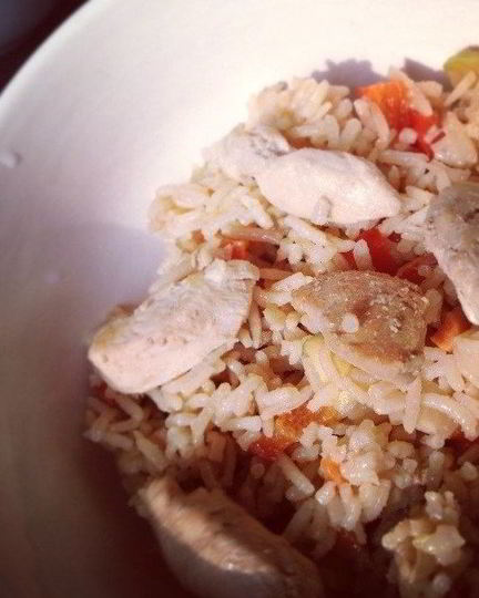 Рецепт тяхана — жареного риса с курицей