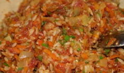 долма из свекольных листьев