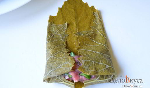 долма из виноградных листьев