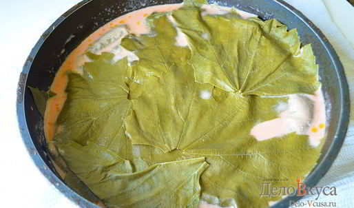 долма из виноградных листьев