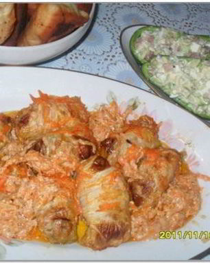 Голубцы из китайской капусты