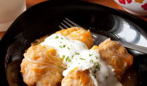 голубцы из курицы и пекинской капусты