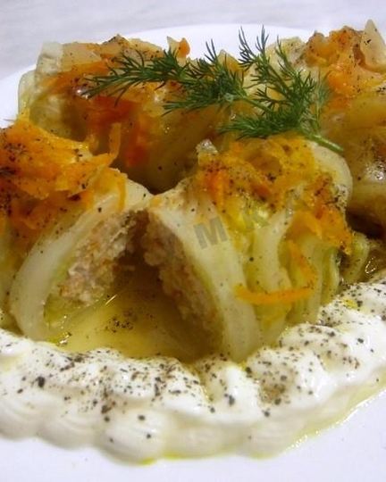 Рецепт голубцов из пекинской капусты в кастрюле