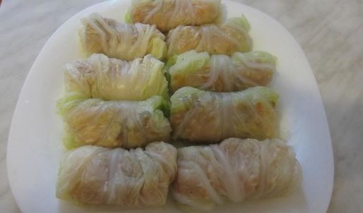 голубцы из пекинской капусты в кастрюле