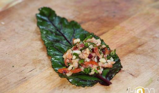 голубцы из свекольной ботвы с булгуром