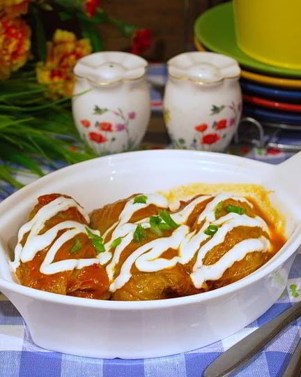 Рецепт голубцы с фаршем и рисом