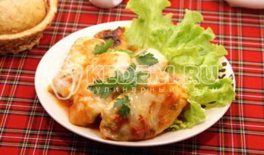 голубцы с картофелем и грибами