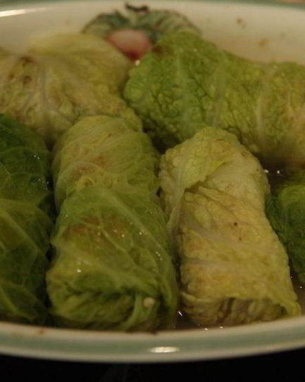 Рецепт голубцов с лисичками и пореем