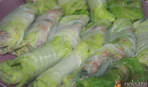 голубцы с мраморной говядиной во вкуснейшем сметанно-овощном соусе