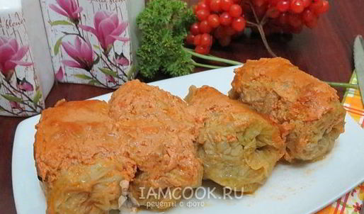 голубцы в духовке на противне