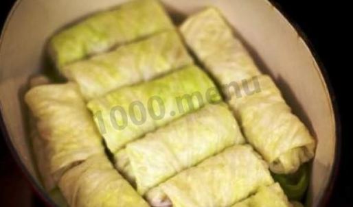 голубцы в сметанном соусе в духовке