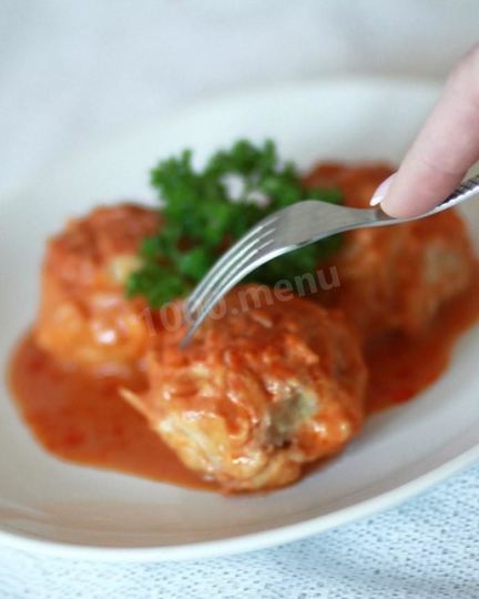 Рецепт ленивых голубцов без масла