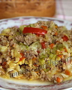 Ленивые голубцы с булгуром