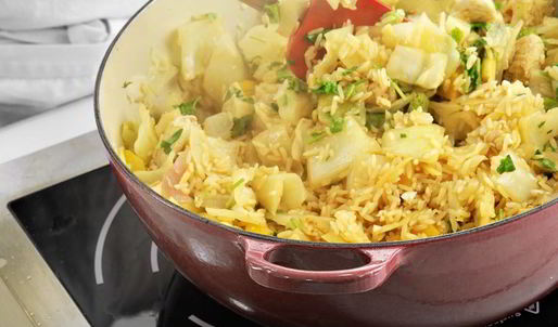 ленивые голубцы с курицей