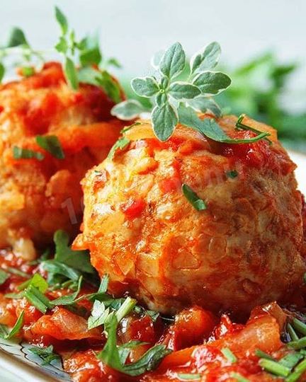 Рецепт ленивых голубцов с рисом капустой и фаршем в духовке