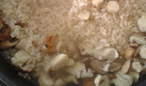 ленивые голубцы с вешенками