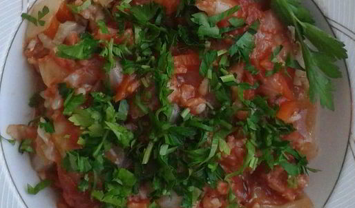 ленивые голубцы с вешенками