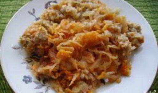 ленивые голубцы слоями