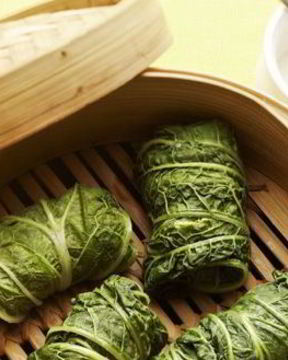 Паровые голубцы из пекинской капусты