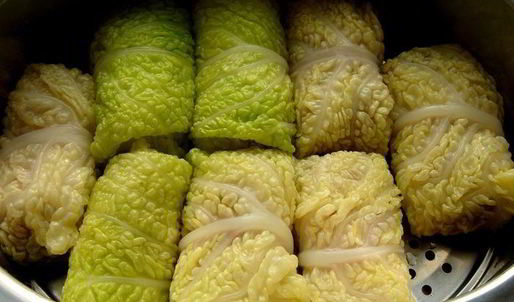 паровые голубцы