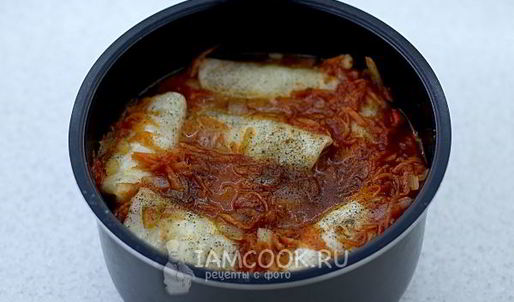 постные голубцы с грибами и рисом