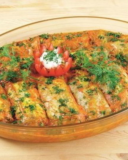 Рецепт постных голубцов с грибами