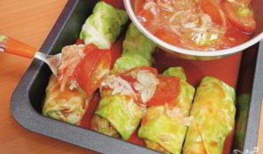 постные голубцы с грибами