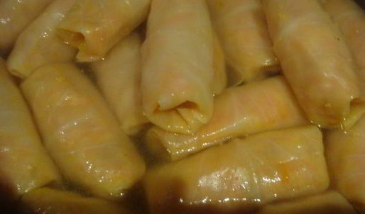 постные голубцы с кукурузной крупой