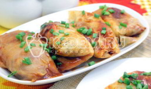 постные голубцы