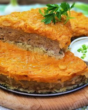 Слоеные ленивые голубцы