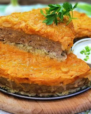 Слоеные ленивые голубцы