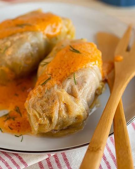 Рецепт замороженных голубцов в микроволновке